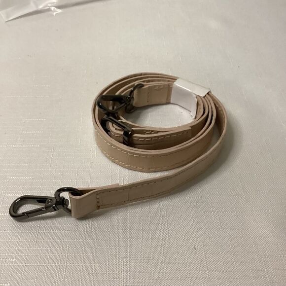 Divina Firenze Croc Embossed Beige Handbag - Picture 14 of 15